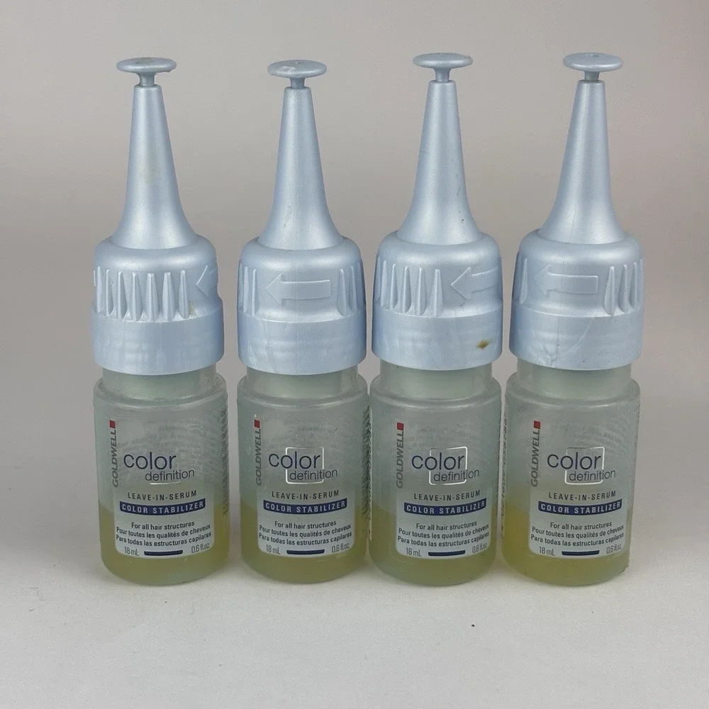 Goldwell Color Definition Leave In Serum Color Stabilizer O.6 fl oz Lot (4)‎